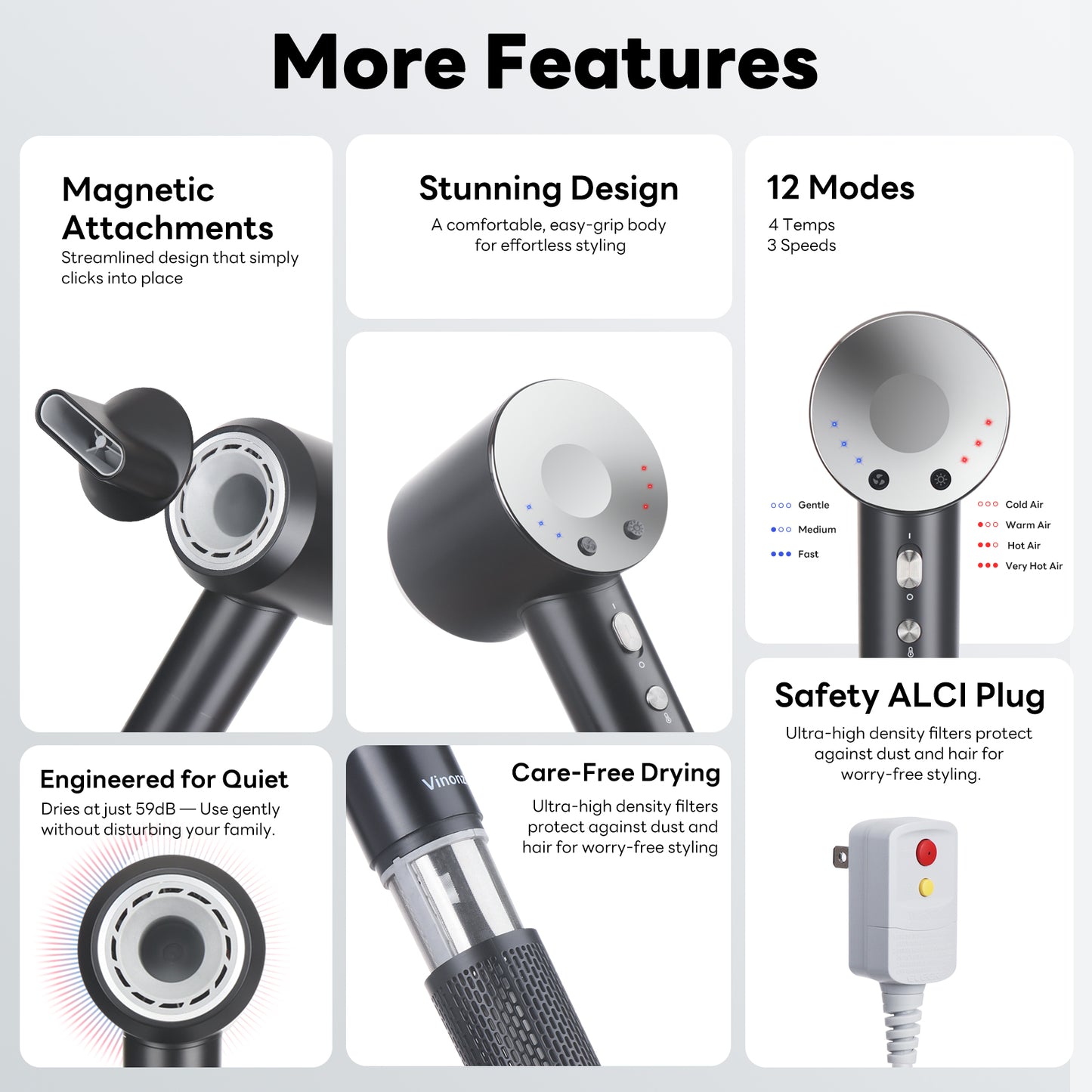 (2025 New Flagship - 60% OFF NOW)High-Speed Negative Ionic Hair Dryer [4 Minutes Fast Drying]