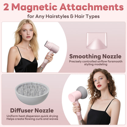 Vinonzi Pro Ionic Blow Dryer for Curly Hair